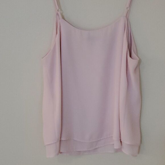 Shinestar. Chiffon blouse. With Spegett straps. Layered on bottom. Large - Picture 5 of 7